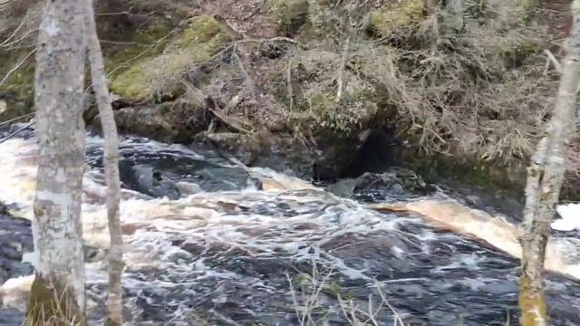 Водопады Юканкоски(Белые мосты) в Карелии