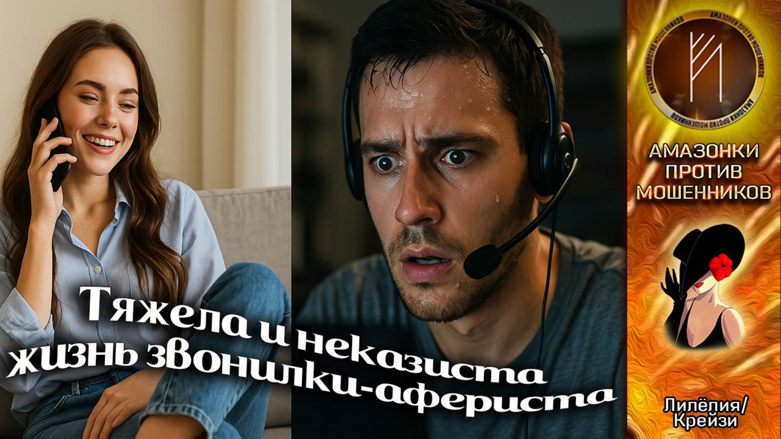 Лилёлия. Тяжела и неказиста жизнь звонилки-афериста. Телефонное мошенничество