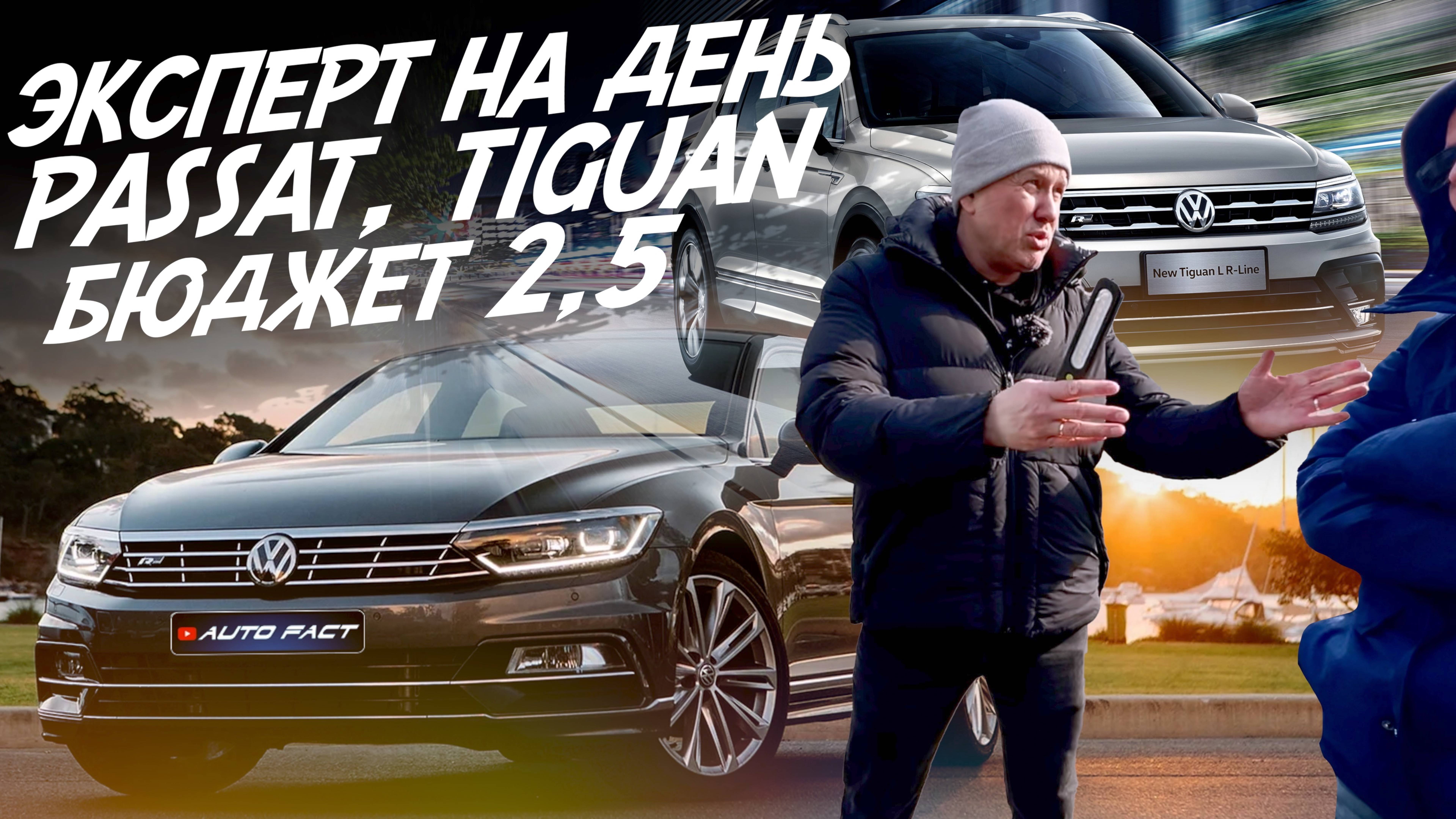 Эксперт на день! VW Passat B8 и VW Tiguan! Автоподбор Autofact