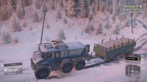 SnowRunner. Амур. Северный щит. Поручение "Каменный обвал".