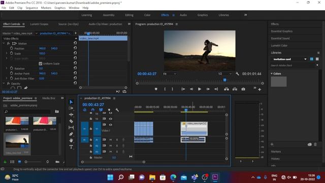 Adobe Premiere Pro – How to create Speed reverse effect смотреть онлайн