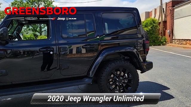 Used 2020 Jeep Wrangler Unlimited Sahara High Altitude, Greensboro, NC TLW318457 смотреть онлайн