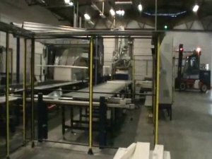 Упаковка ДСП на машине Area 180