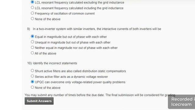 NPTEL COURSE: SMART GRID : Basics to Advanced Technologies Assignment - 10 смотреть онлайн