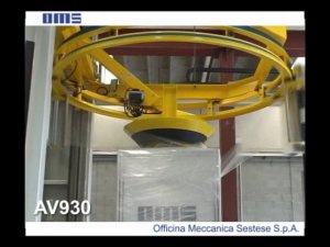 Обмотка в стретч пленку на скоростном OMS AV930
