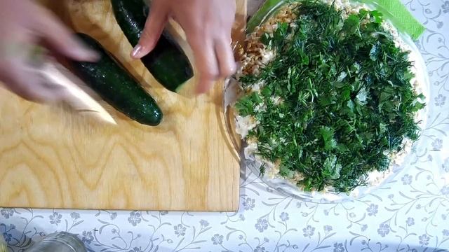 Вкуснейший салат! "МОЯ ЛЮБОВЬ"! Простой в приготовлении салат, вкусный салат, сытный салат. ПП. ЗОЖ