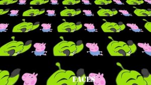 Om Nom & Peppa Pig  "Dirty Mask!" "Scream! Crying!"  Sound Variations in 45 Seconds