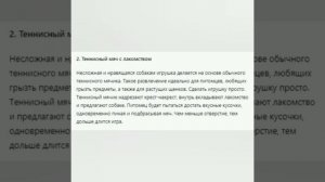 Развивающие игры для собак своими руками