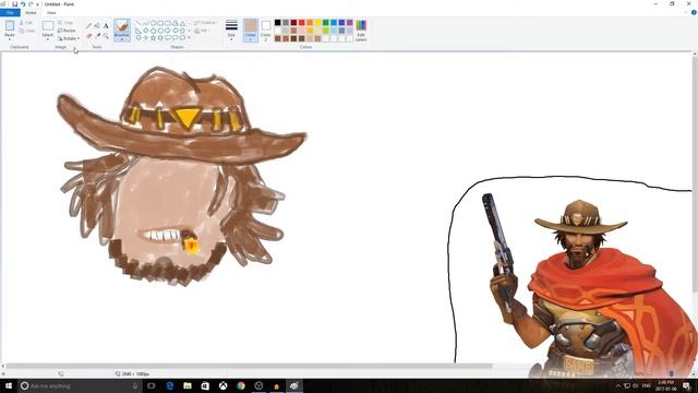 HOW TO DRAW MCCREE FROM OVERWATCH - Passion For Painting