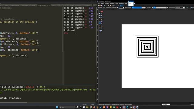 How to automate drawings with Python and pyautogui