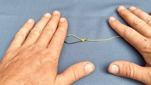 Привязать крючок к леске разными методами 🐠🐋🐟