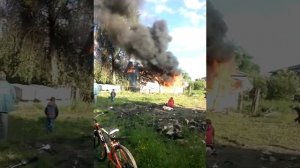 Пожар в Гусь-Хрустальном