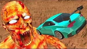 Реалистичные падения автомобиля с обрыва  - Крушения BeamNG Drive#55