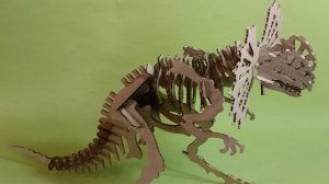 Динозавр ( Ceratopsier ) . Сборная модель, 3Д пазлы. Порядок сборки.