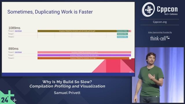 Why Is My C++ Build So Slow? Compilation Profiling and Visualization - Samuel Privett - CppCon 2024