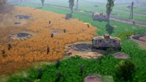 Немецкий танк А7V в атаке на французские окопы|Игрушечные войны|Gates of Hell Ostfront