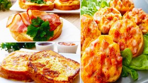 Идеальные бутерброды 🔥 на завтрак ! Сытные и очень вкусные! ТОП-3 рецепта!