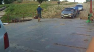 Паром через Ахтубу. С. Бугор.