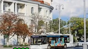 Севастопольский Троллейбус ЛАЗ Е183  Троллейбусная депо  №2,  1 часть