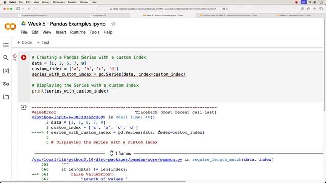 CSC III - Week 6 - Python SQLite and Pandas and Matplotlib