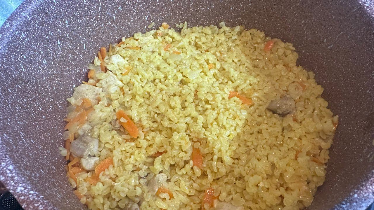 Плов из булгура||очень вкусно#вкусно #худеемвместе #дефицит