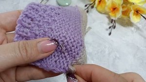 Как спрятать кончики нити в полотне🧶 Отличный способ! Всё очень просто 🤗😉