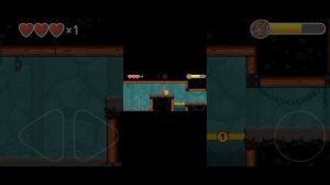 Проходим все уровни в подземелье игра называется красный шарик 4