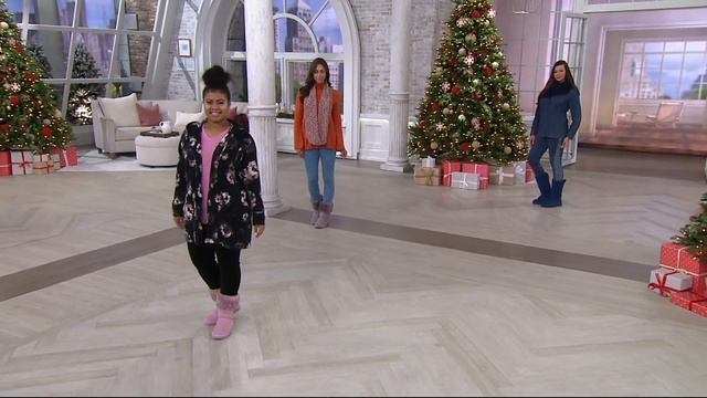 Lamo Water Resistant Suede Faux Fur Tall Boots - - Savoy on QVC смотреть онлайн