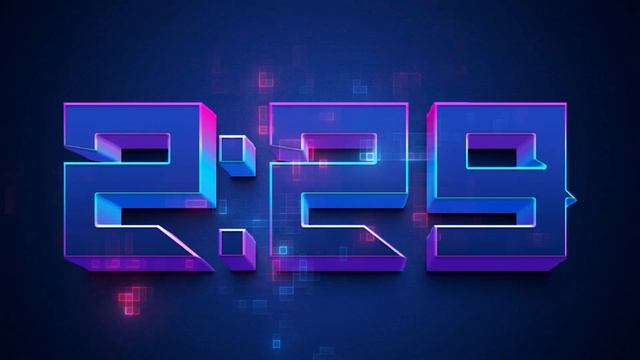 5-Minute Countdown Blue Neon Gamer Arcade Streaming Timer