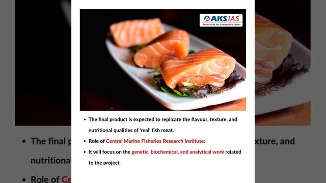 What is lab-grown fish? |UPSC|Civils|AKS IAS смотреть онлайн