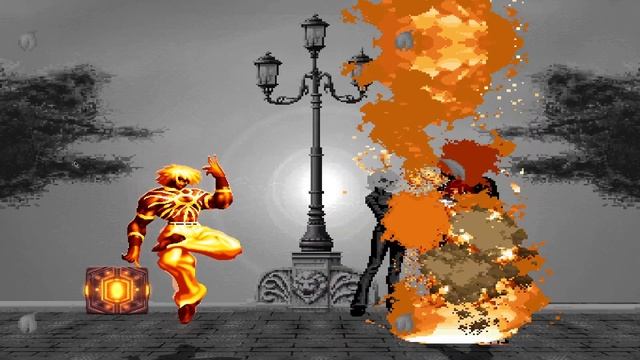 [KOF Mugen] Iori Yagami Team Vs Super Orochi Team смотреть онлайн