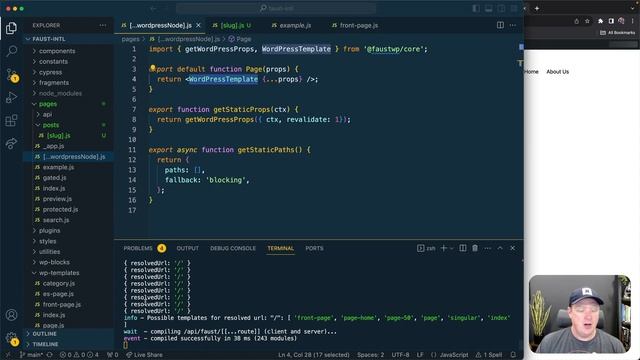 Using the WordPress Template Hierarchy with Faust.js