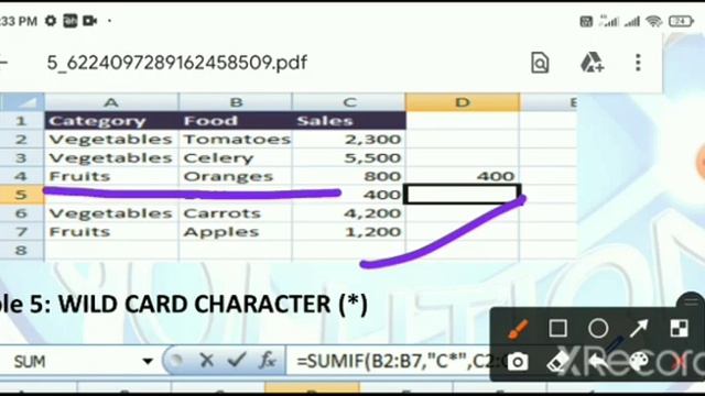 MS EXCEL FUNCTION PART 7 || SUM(), SUMIF(), SUMIFS() || #joa939 #joa #joait #hpjoa #hpsscjoa939