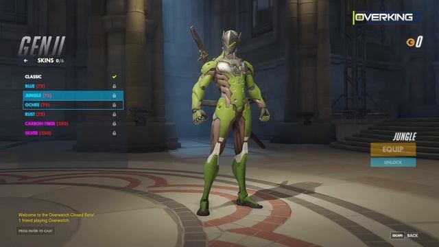 Genji Hero Skins, Emotes, Poses, Voices, Sprays & Intro Preview смотреть онлайн