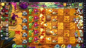 Растение против Зомби 2/PvZ2 Adventure Jurassic Marsh Day 27/Юрское Болото День 27