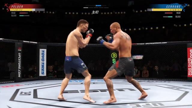 EA SPORTS UFC 4 | Paul Felder vs. Donald Cerrone | (Gameplay) смотреть онлайн