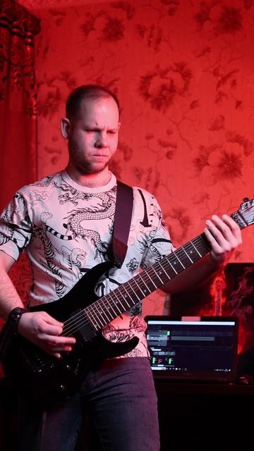 Meshuggah - Do not look down (cover) #metal #метал #djent #джент #music #guitarcover #гитарныйкавер