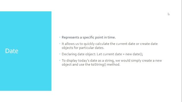 WEB TECHNOLOGY AND ITS APPLICATIONS || JAVASCRIPT OBJECTS