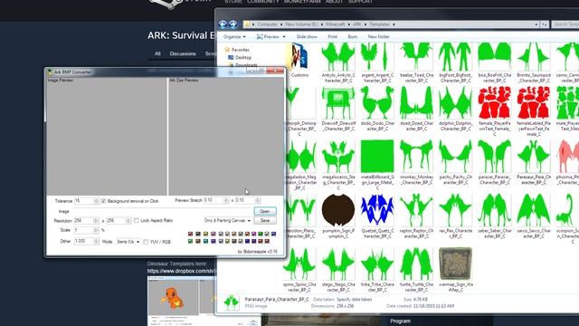ARK: Survival Evolved - CUSTOM DINO PAINT Tutorial! E43 смотреть онлайн