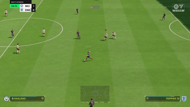 FIFA 24 (FC24) ОНЛАЙН. Манчестер Сити - Сборная Англии. 5 дивизион. Влетаем в 4 дивизион!