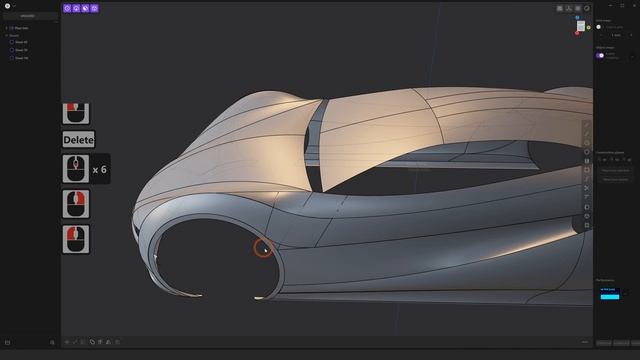 Hypercar Concept Design | Moi 3D + Plasticity 3D = Love | Moi3d For Draft, Plasticity For Continuit
