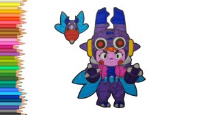 Как нарисовать БЕА Мега Муха из Бравл Старс ⭐