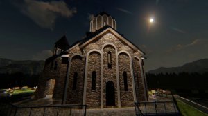 проект храма с сопутствующими зданиями