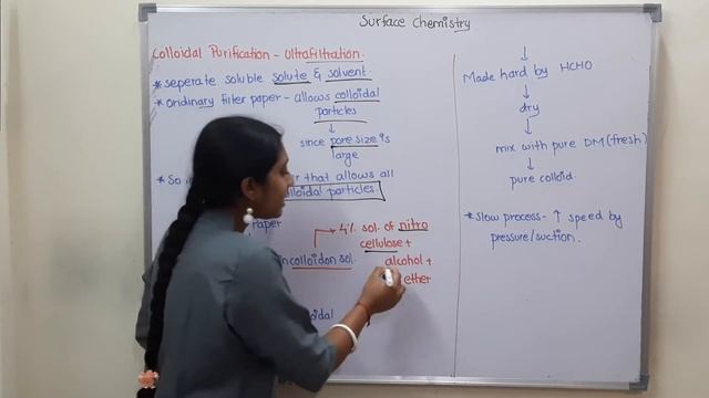 Ultrafiltration | In Tamil| Surface Chemistry| Class 12 | Colloidal Purification|