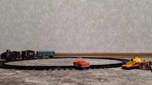 Машинки игра с поровозои