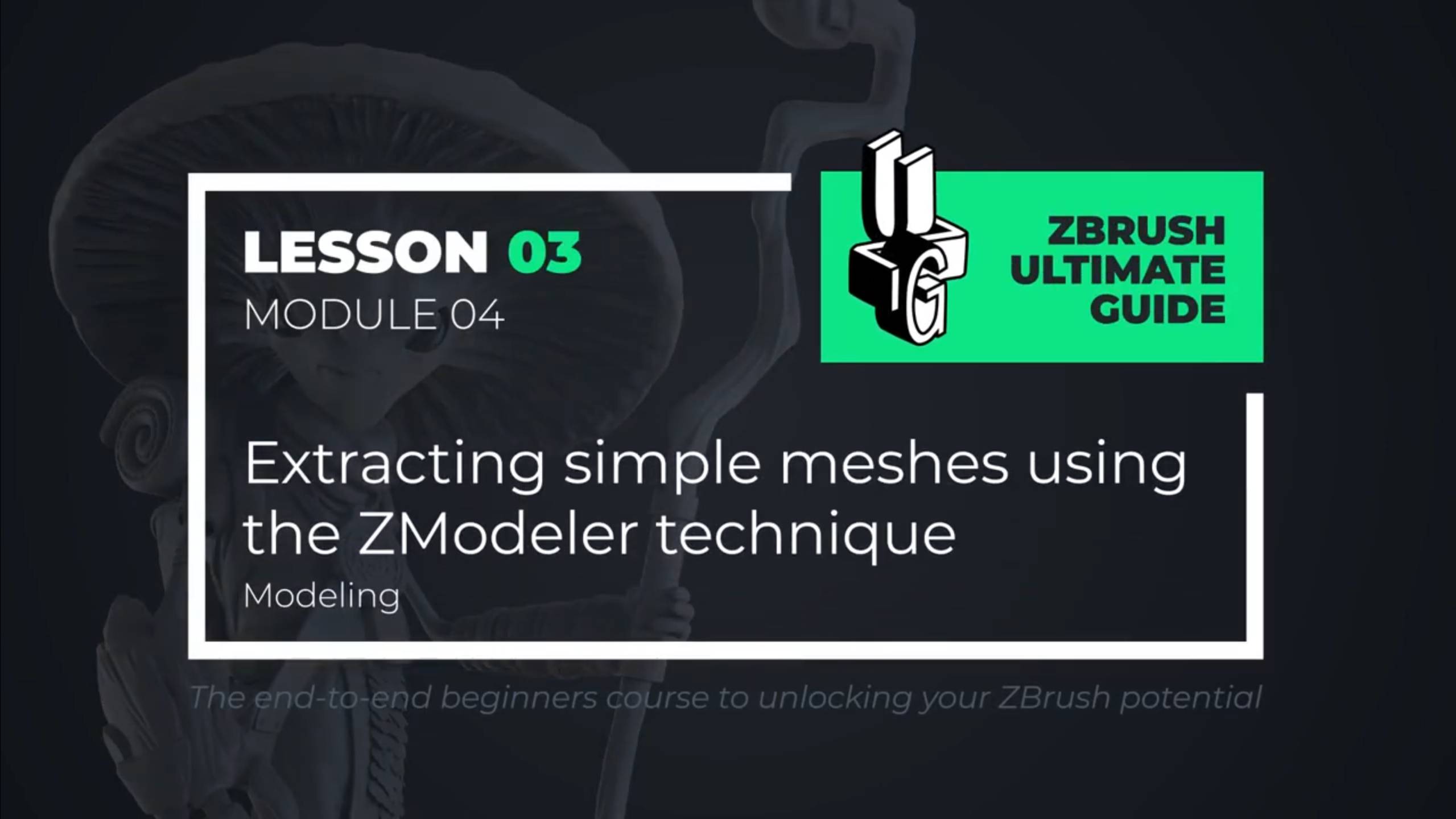 4-3 ZModeler extracting technique