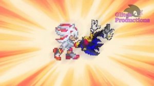 Hyper Sonic & Hyper Shadow Vs Overdrive Seelkadoom||Sprite Animation|| #overdrivecollab