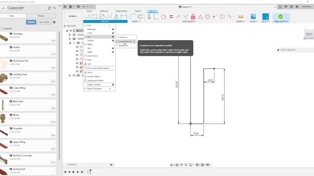 AEROPLANE Part 12 - Holder | Fusion 360 Moscow Polytech | Московский Политех