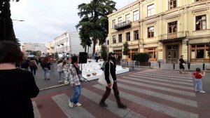 Тбилиси Площадь Орбелиани. День города .Парк Георгия Леонидзе.