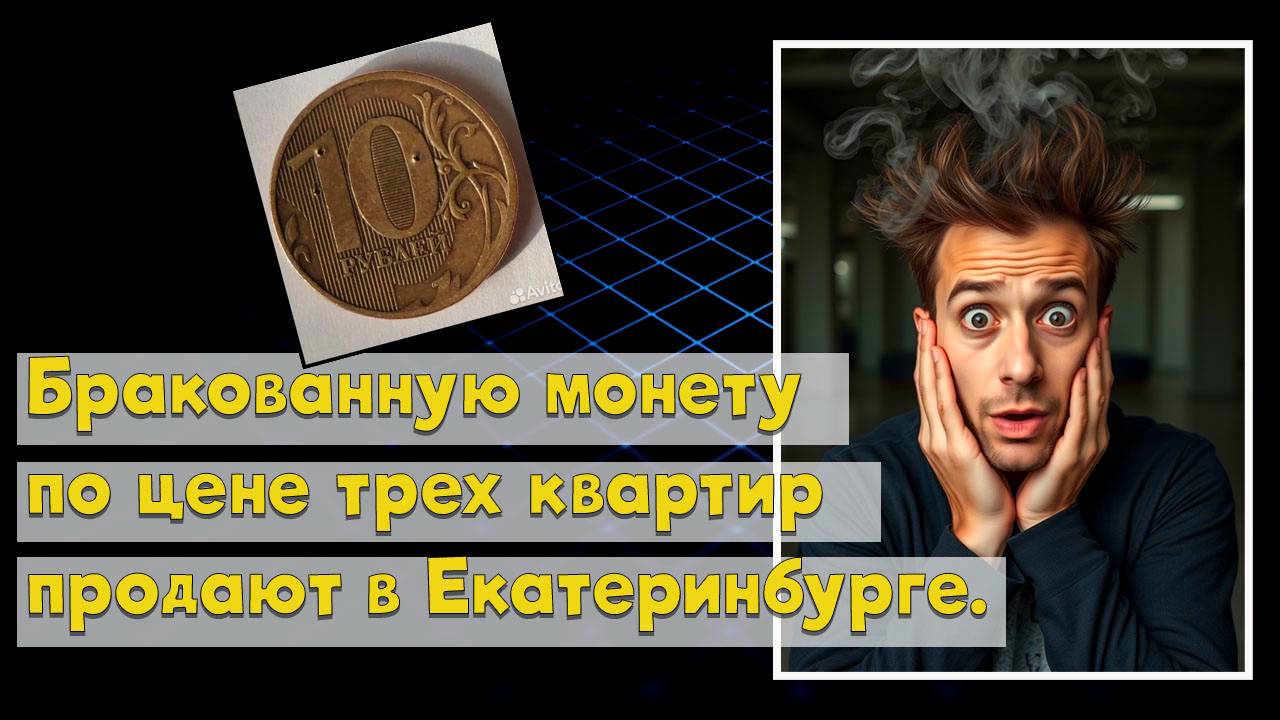 Бракованную монету по цене трех квартир продают в Екатеринбурге смотреть онлайн